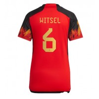 Belgien Axel Witsel #6 Replika Hemmatröja Dam VM 2022 Kortärmad